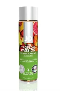 Лубрикант на водной основе с ароматом тропических фруктов JO Flavored Tropical Passion - 120 мл. - фото 73121