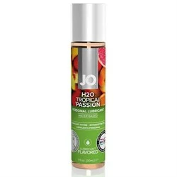 Смазка с ароматом тропических фруктов JO Flavored Tropical Passion - 30 мл. - фото 88912