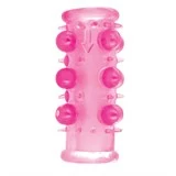 Эластичная насадка с бусинками Silicone Lil Pearl Pleasure Sleeve