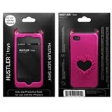 Розовый чехол HUSTLER из силикона для iPhone 4, 4S