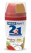 Ароматизированный лубрикант Swiss Navy Lube 2-in-1 Strawberry Kiwi Pina Colada - 50 мл.