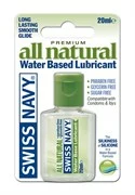 Гипоаллергенный лубрикант Swiss Navy All Natural Water Base Lubricant - 20 мл.