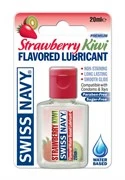 Лубрикант Swiss Navy Strawberry Kiwi Lube с ароматом клубники и киви - 20 мл.