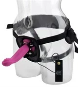 Женский страпон 10-Function Silicone Love Rider G-Caress - 16 см.