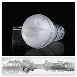 Прозрачный мастурбатор-ротик Fleshlight - Ice Mouth Crystal