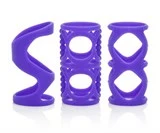 Набор фиолетовых насадок Posh Silicone Lover’s Cages