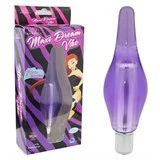 Фиолетовый вибростимулятор-пробка Maxi Dream Vibe - 14,5 см.