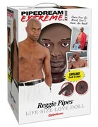 Кукла надувная PDX Dollz Reggie Pipes с фаллосом