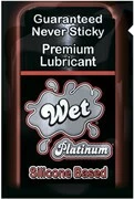 Гель-лубрикант на силиконовой основе Wet Platinum - 2 мл.