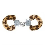 Наручники с леопардовым мехом Furry Fun Cuffs Leopard 