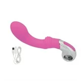 Розовый вибратор Embrace G-wand - 21 см. 