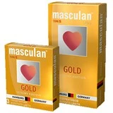 Презервативы Masculan Ultra Gold с золотым напылением и ароматом ванили - 10 шт.