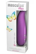 Фиолетовый вибратор Masculan Play MINI VIBE Ultra - 16 см.