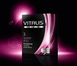 Ультратонкие презервативы VITALIS PREMIUM super thin - 3 шт.