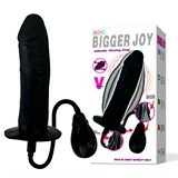 Расширяющийся вибратор Bigger Joy - 15,5 см.