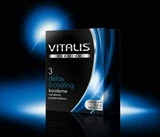 Презервативы VITALIS PREMIUM delay cooling с охлаждающим эффектом - 3 шт.