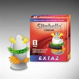 Презерватив Sitabella Extaz Красный молодец - 1 шт.