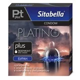 Презерватив Sitabella Platino plus Буран с усиками - 1 шт.