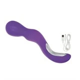 Фиолетовый вибромассажер Lover s Wand - 22,75 см.