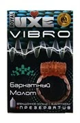 Эрекционное виброкольцо Luxe VIBRO Бархатный молот 