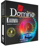 Ароматизированные презервативы Domino Karma - 3 шт.