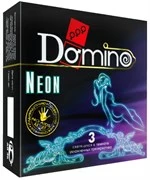 Светящиеся в темноте презервативы Domino Neon - 3 шт.