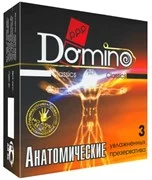 Презервативы анатомической формы Domino Анатомические - 3 шт.