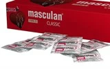 Розовый презерватив Masculan Classic Sensitive - 1 шт.