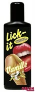 Съедобная смазка Lick It с ароматом ванили - 100 мл.