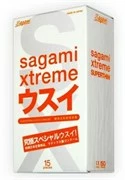 Ультратонкие презервативы Sagami Xtreme SUPERTHIN - 15 шт.