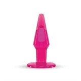 Большая розовая анальная пробка JAMMY JELLY ANAL LARGE PLUG PINK - 13,5 см.