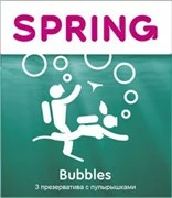 Презервативы SPRING BUBBLES с пупырышками - 3 шт.