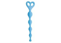 Голубые анальные бусы TLC Bum Buddies Anal Beads - 26,7 см.