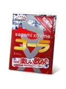 Ароматизированный презерватив Sagami Xtreme COLA - 1 шт.