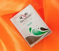 Набор из 50 пробников увлажняющей гель-смазки с ароматом мяты Silk Touch Mint по 6 мл. каждый