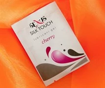 Набор из 50 пробников увлажняющей гель-смазки с ароматом вишни Silk Touch Cherry по 6 мл. каждый