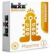 Презерватив Luxe Maxima WHITE Контрольный Выстрел - 1 шт.