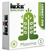 Презерватив Luxe Maxima WHITE Злой Ковбой - 1 шт.