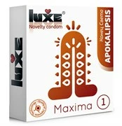 Презерватив Luxe Maxima WHITE Конец Света - 1 шт.