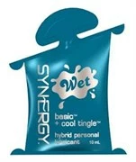 Гибридный лубрикант с охлаждающим эффектом Wet Synergy Cool Tingle - 10 мл.