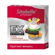 Стимулирующая насадка Sitabella Extender Красный молодец 