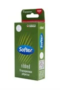 Ребристые презервативы Softex Ribbed - 10 шт.