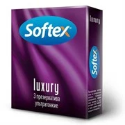 Ультратонкие презервативы Softex Luxury - 3 шт.