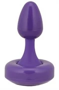 Вибромассажер для анальной стимуляции FLEXI HEAD 10 FUNCTION BUTT PLUG - 8,9 см.