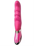 Розовый вибратор для G-стимуляции OPTIMAL G 7.5INCH RECHARGEABLE VIBRATOR - 19 см.