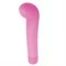 Розовый вибростимулятор для G-точки G-PLEASURE STYM SILICONE - 12,5 см. - фото 56752